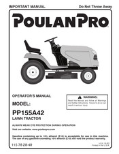 Poulan Pro PP155A42 Manual Del Operador