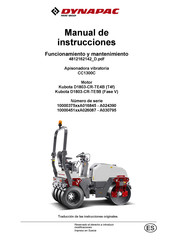 Fayat Group Dynapac CC1300C Manual De Instrucciones