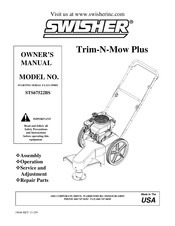 Swisher Trim-N-Mow Plus Manual De Instrucciones