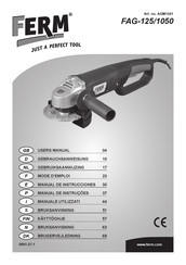 Ferm FAG-125/1050 Manual De Instrucciones