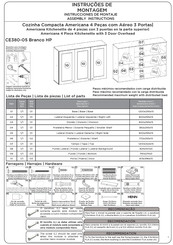 MadeiraMadeira Americana CE380-05 Instrucciones De Montaje