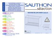 SAUTHON selection SIXTIES BLANC BOIS 73031A Instrucciones De Montaje