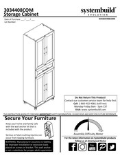 Systembuild Evolution 3034408COM Instrucciones De Montaje