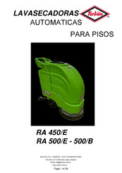 Turbion RA 500/E Manual De Instrucciones