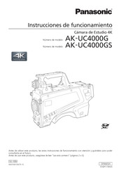 Panasonic AK-UC4000GS Instrucciones De Funcionamiento