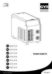 GYS Gysmi E200 FV Manual Del Usuario