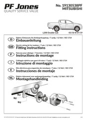 PF Jones 19130538PF Instrucciones De Montaje