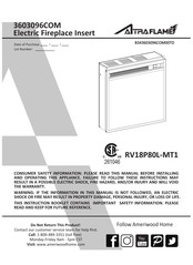 ALTRA Flame 3603096COM Manual Del Usuario