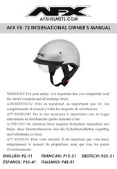 AFX FX-72 Manual Del Propietário