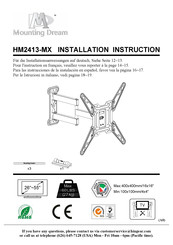 Mounting Dream HM2413-MX Instrucciones De La Instalación