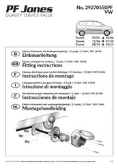 PF Jones 29270550PF Instrucciones De Montaje