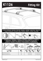 Yakima K1126 Instrucciones De Montaje