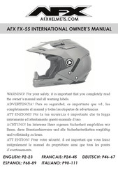 AFX FX-55 Manual Del Propietário