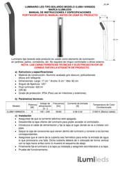 Ilumileds ILUB6116W60DG Manual De Instrucciones