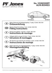 PF Jones 19280500PF Instrucciones De Montaje