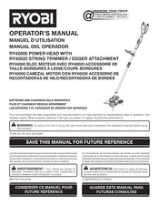 Ryobi RY40020 Manual Del Operador