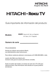 Hitachi M32R1 Guía De Información Del Producto