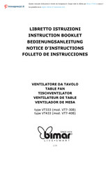 Bimar VT333 Folleto De Instrucciones