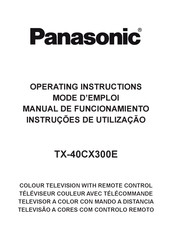 Panasonic TX-40CX300E Manual De Funcionamiento