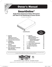 Tripp-Lite SmartOnline SU3000RTXLCD2U Manual Del Propietário