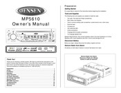 Jensen MP5610 Manual Del Propietário