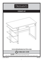 Twin-Star International TRESANTI OD8453-45 Instrucciones De Montaje