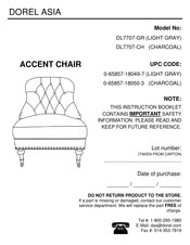 DOREL ASIA DL7707-CH Instrucciones De Montaje
