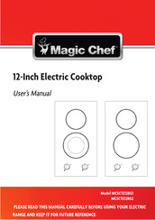 Magic Chef MCSCTE12BG2 Manual Del Usuario