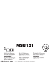 McCulloch MSB121 Manual De Instrucciones