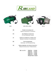 Ribiland JET121 Manual De Instrucciones Y Mantenimiento