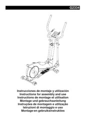 BH FITNESS G2334 Instrucciones De Montaje Y Utilización