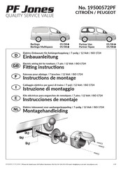 PF Jones 19500572PF Instrucciones De Montaje