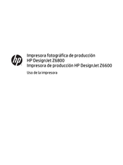 HP DesignJet Z6600 Manual Del Usuario