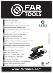 Far Tools S 350B Traduccion Del Manual De Instrucciones Originale