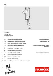 Franke F5EV1001 Instrucciones De Montaje Y Servicio