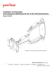 PEERLESS SA752P Instrucciones De Montaje