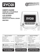 Ryobi 890079001 Guía De Usuario