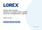 Lorex N847 Serie Guía De Configuración Rápida