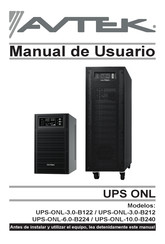 Atek UPS-ONL-6.0-B224 Manual De Usuario