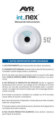 AYR int nex 512 Manual De Instrucciones