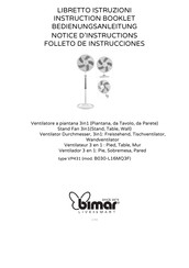 Bimar B030-L16MQ3F Folleto De Instrucciones