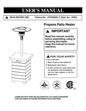 Bond 67903 Manual De Instrucciones