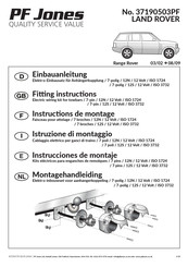 PF Jones 37190503PF Instrucciones De Montaje