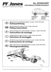 PF Jones 29500524PF Instrucciones De Montaje