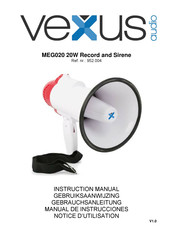 Vexus Audio MEG020 20W Manual De Instrucciones