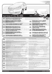 ECS Electronics OP-044-DH Instrucciones De Montaje