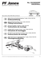 PF Jones 19150505PF Instrucciones De Montaje