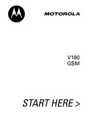 Motorola V180 GSM Manual De Instrucciones