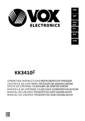 VOX electronics KK3410F Manual De Usuario