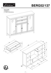 finori BERG52/137 Instrucciones De Montaje